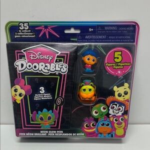 Disney Doorables Neon Glow Peek - NEW!